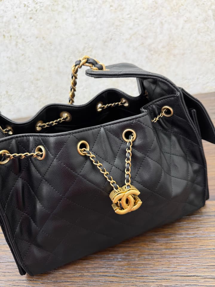 Chanel 25 Bag Small – Caviar Leather with Gold Hardware