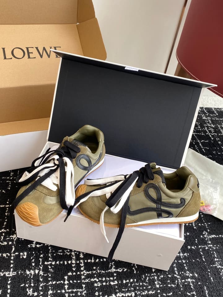 Loewe Ballet Runner Sneakers – 2025 Paris Fashion Week in Brown