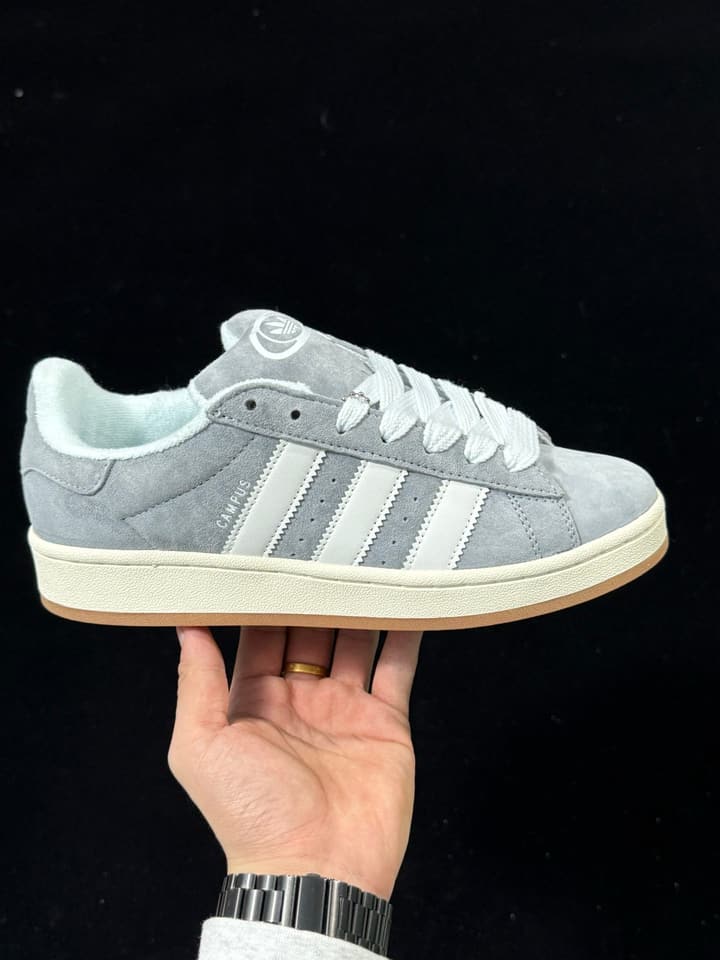 Adidas Originals Campus 00s Low-Top Sneakers in Black & White