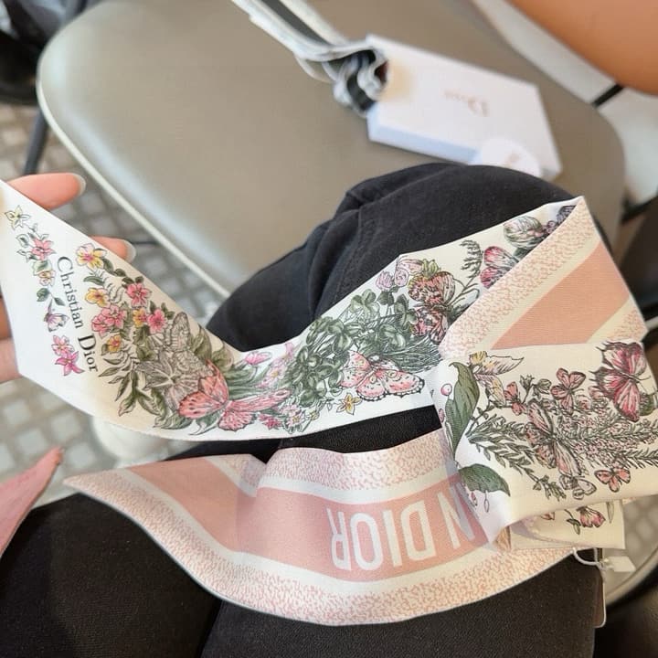 Dior Silk Twilly Scarf