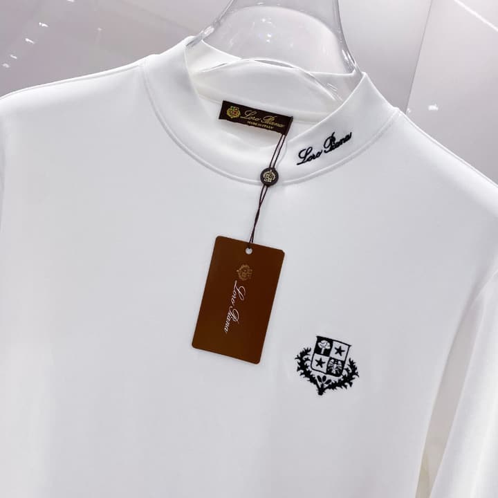 Loro Piana Fashion Casual Long Sleeve T-Shirt – Early Autumn New Counter Style in Classic Black