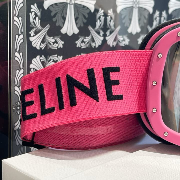 Celine Ski Goggles in All Black Frame