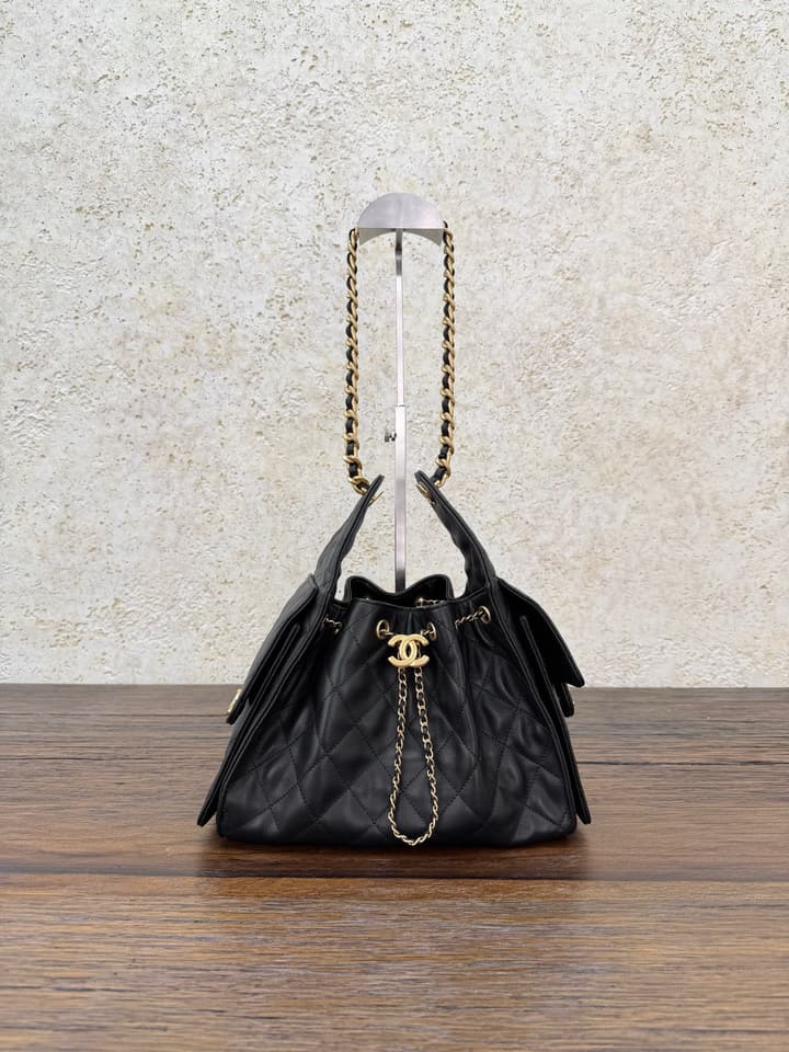 Chanel 25 Bag Small – Caviar Leather with Gold Hardware