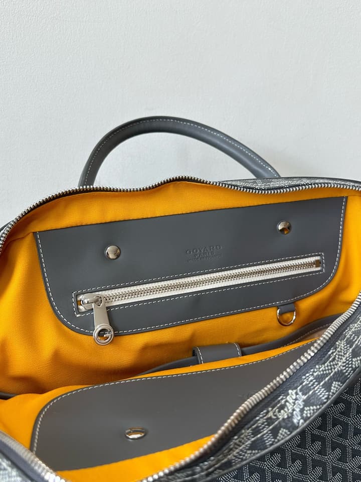 Goyard Men's Briefcase – Grey in Grey