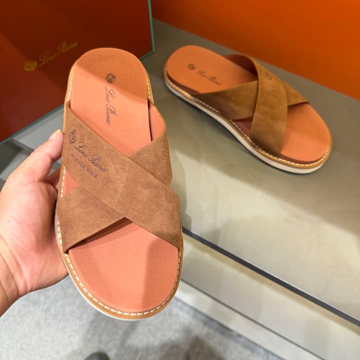 Loro Piana Summer Walk Crisscross Mules