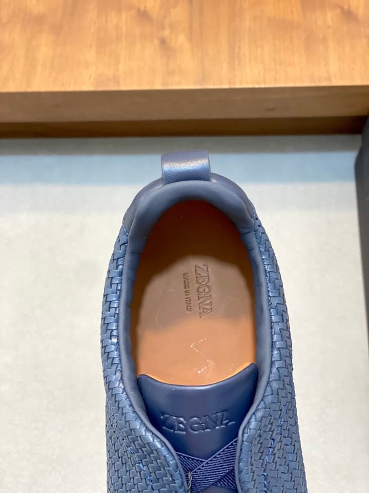 Ermenegildo Zegna Triple Stitch Sneakers in Black