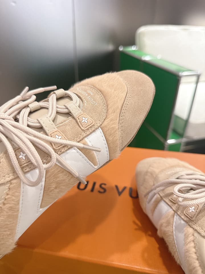 Louis Vuitton Sneakerina Ballet Sneakers in Chocolate Brown