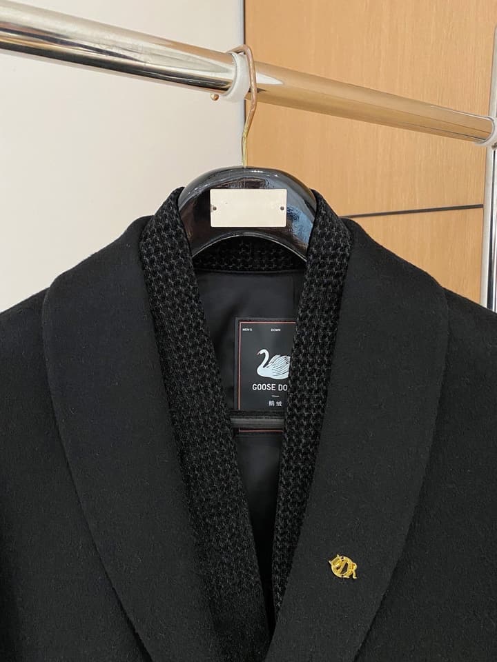 Dior Men's Wool Kensington Coat – 2025FW in Classic Black