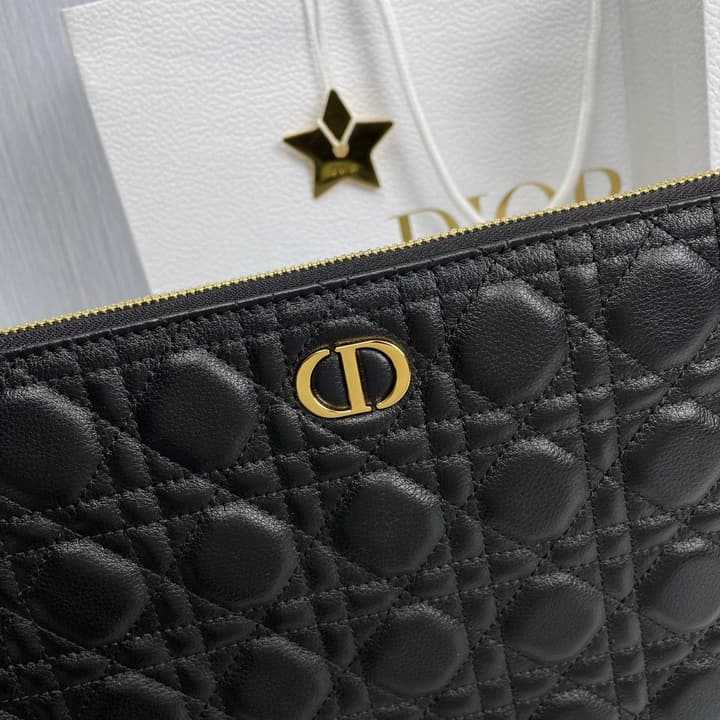 Dior Clutch Bag in Classic Black