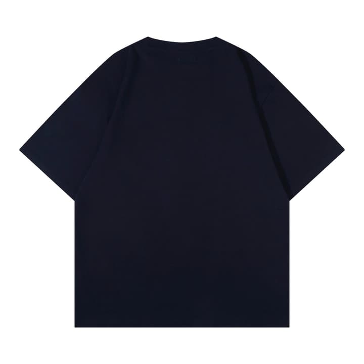 Vetements VTM Logo Print Loose T-Shirt – 2025SS in Dark Blue