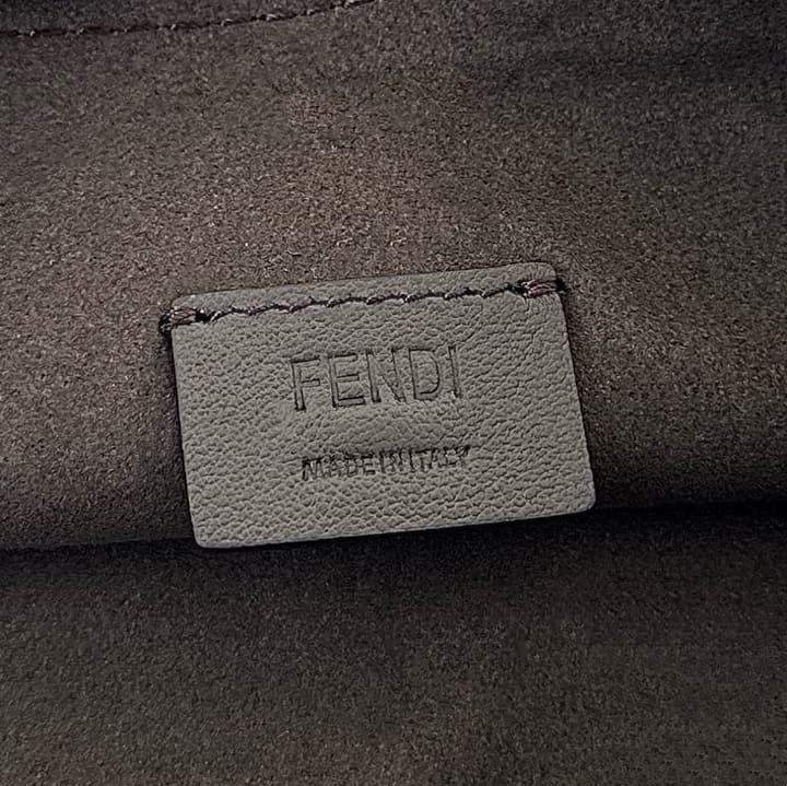Fendi Gradient Double F Logo Calfskin Clutch Bag