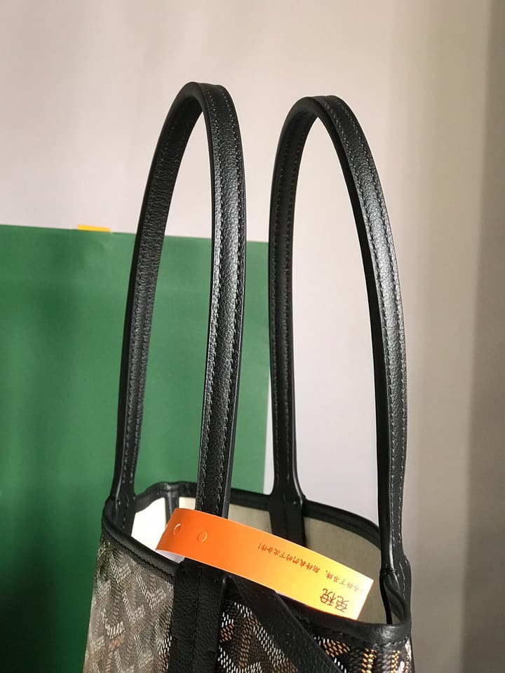 Goyard Mini Shopping Bag in Charcoal Monogram