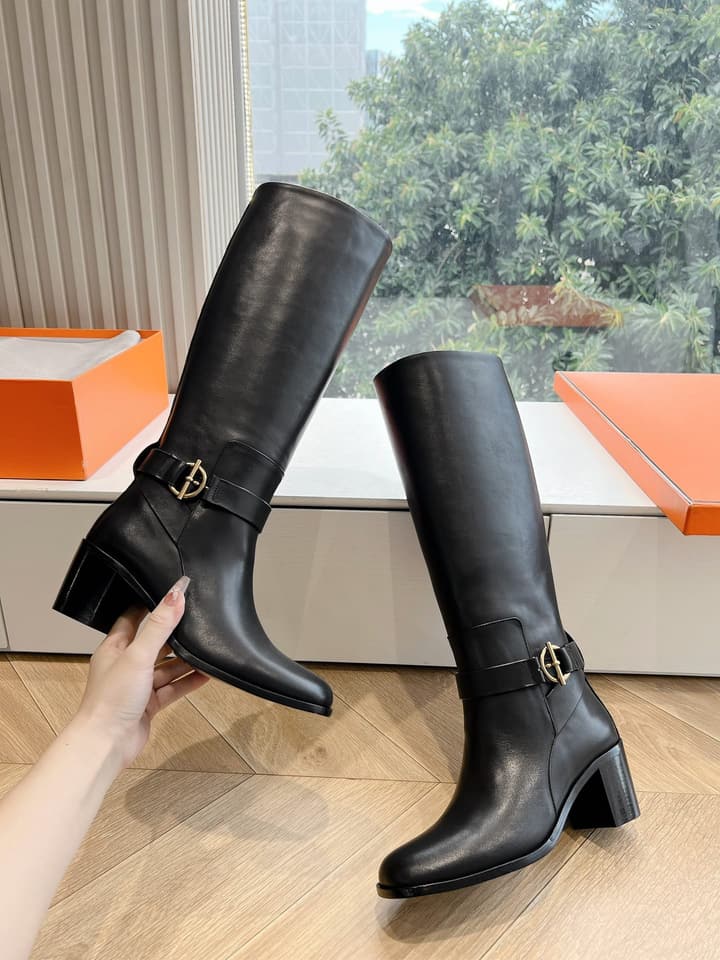 Hermès Classic Riding Boots – Autumn/Winter Collection – 2024 in Black