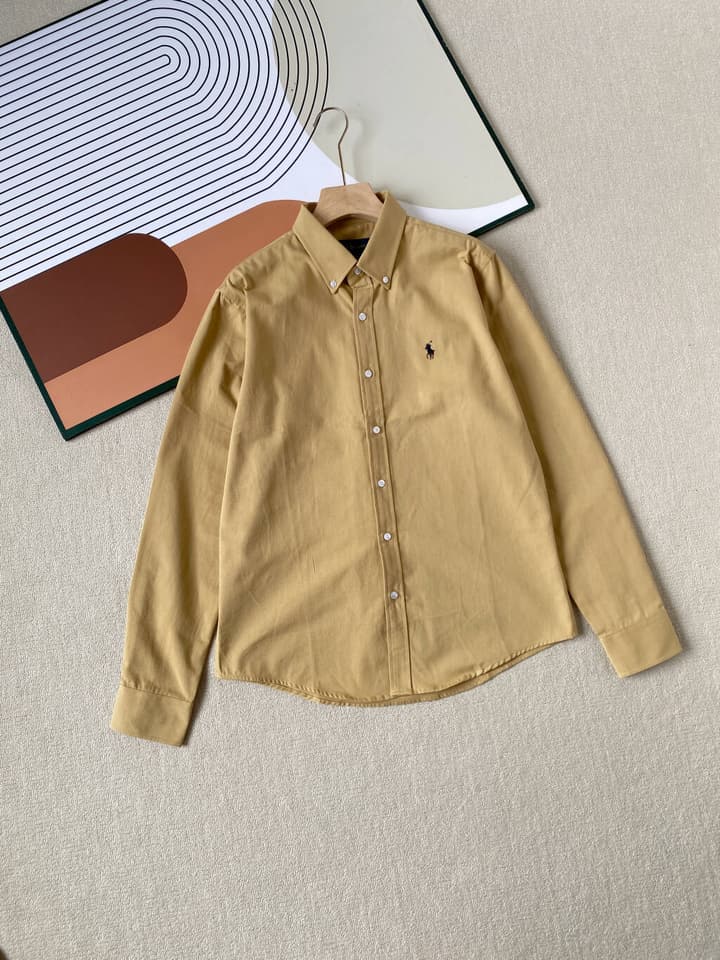 Ralph Lauren Unisex Oxford Long Sleeve Shirt in Black