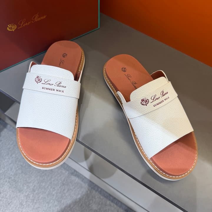 Loro Piana Summer Walk Crisscross Mules