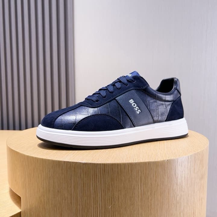 Boss Classic Leather Driving Shoes