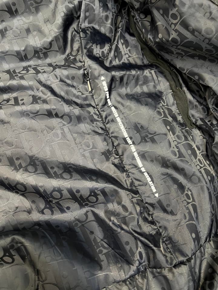 Dior Collaboration Waterproof Down Ski Jacket in Light Blue