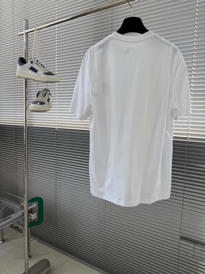 Loewe Embroidered Cotton T-Shirt in Classic Black