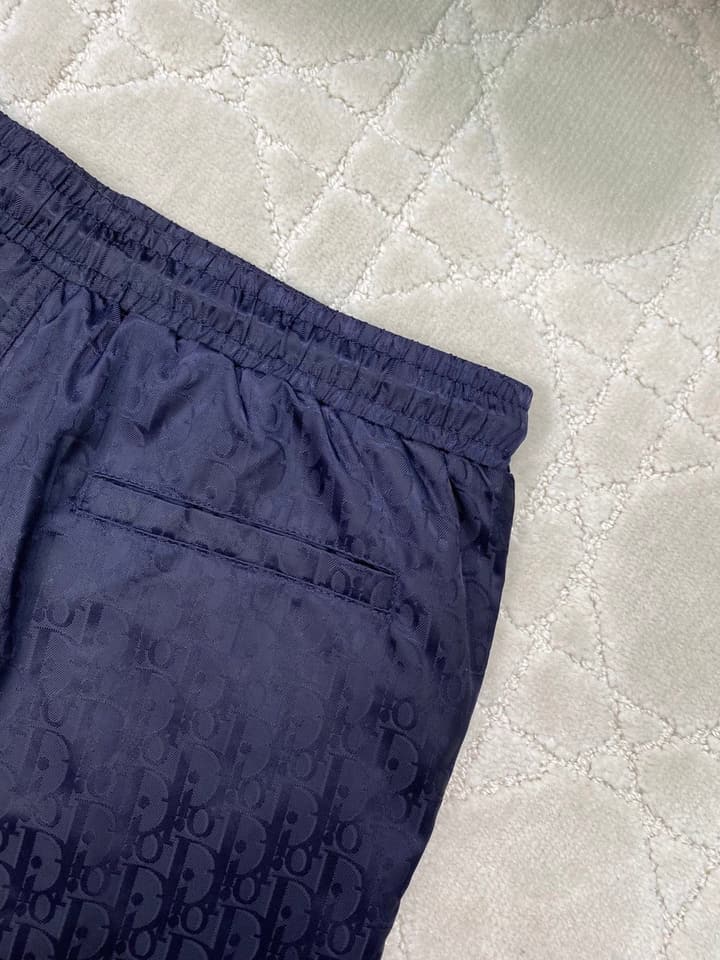 Dior Jacquard Swim Trunks – 2026SS in Navy Blue