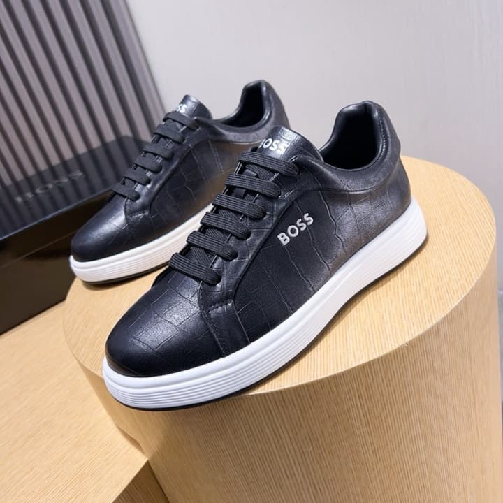 Boss Classic Leather Driving Shoes