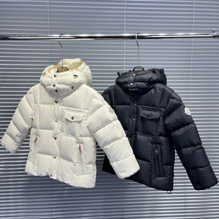 Moncler Detachable Hood Puffer Jacket – 25 Collection – Kids Collection in Black Puffer Jacket