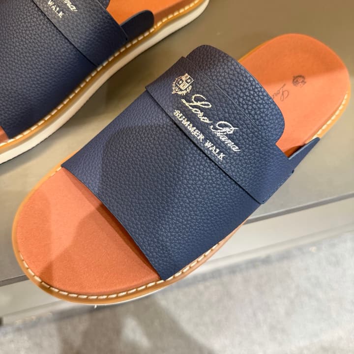 Loro Piana Summer Walk Crisscross Mules