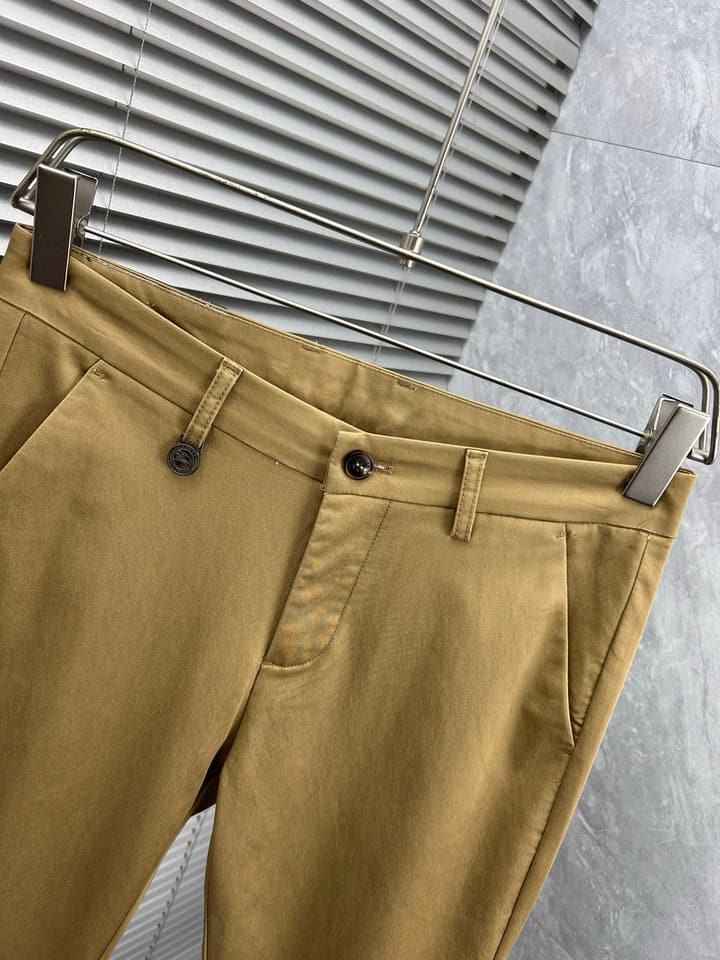 Burberry Tailored Casual Trousers – 2025SS in Camel Brown