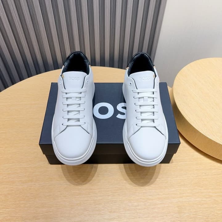 Boss Classic Driving Shoes in Black With Polished Toe