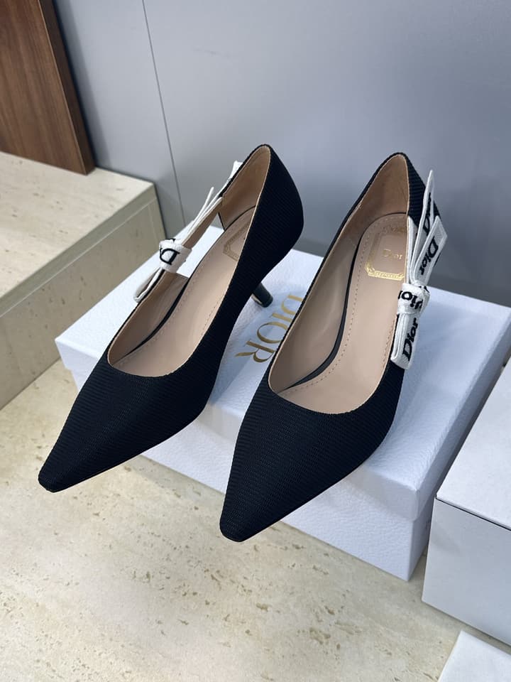 Dior J'Adior Webbing Bow Pumps – 2026 Early Spring Collection