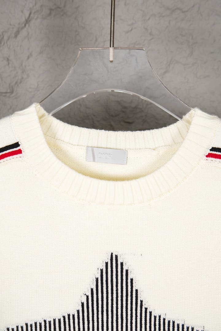 Dior Peter Doig Ski Series Sailor Knit Sweater – 23FW in Grey