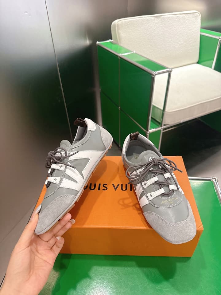 Louis Vuitton Sneakerina Ballet Sneakers in Chocolate Brown