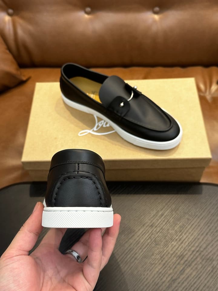 Christian Louboutin Men's Casual Sneakers in All White