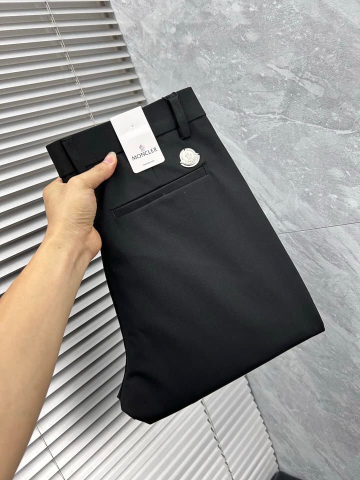 Moncler Custom Casual Trousers – 2025SS in Classic Dark Grey