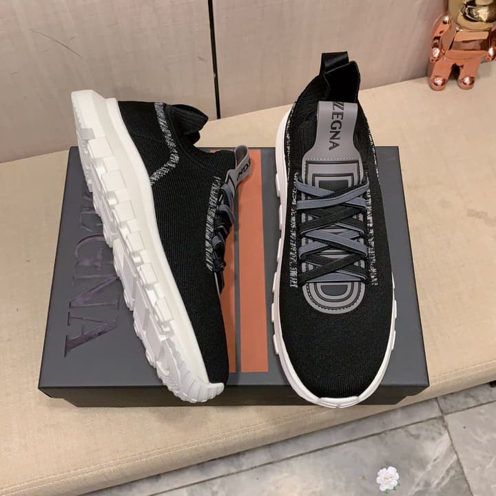 Zegna Latest Casual Sneakers in Black