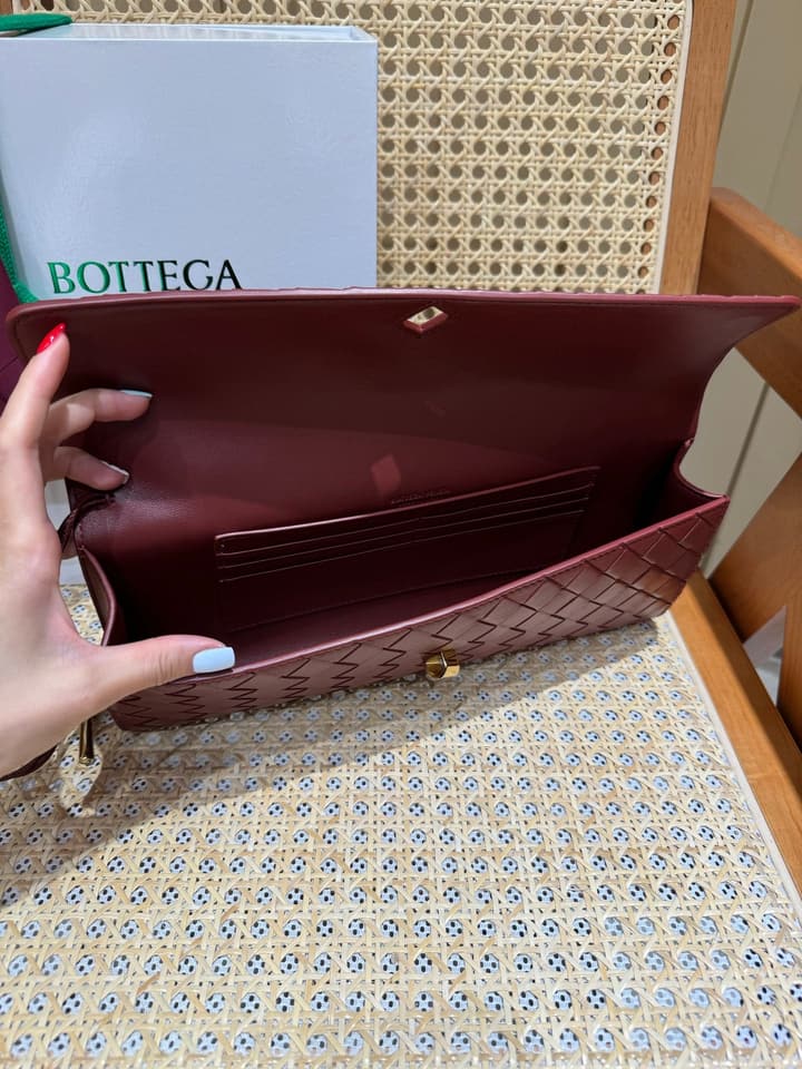 Bottega Veneta Andiamo Clutch Bag