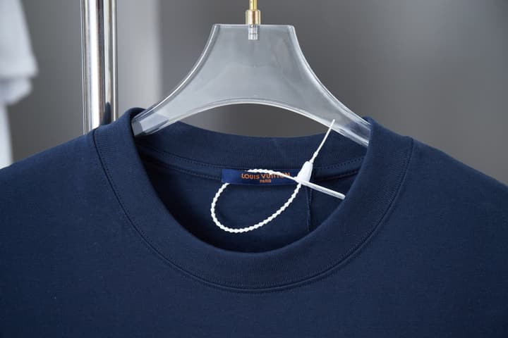 Louis Vuitton Colorful Embroidery Sailing Boat T-Shirt – 26SS Early Spring Collection in Black