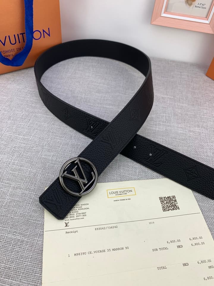 Louis Vuitton LV Shadow Monogram Belt