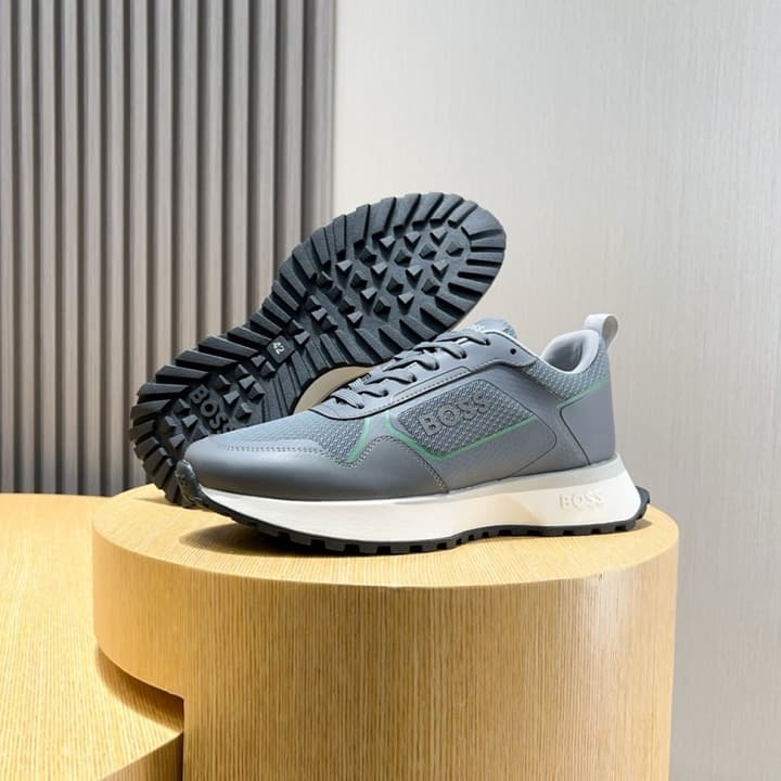 Boss Men's Luxury Sport Sneakers in Black