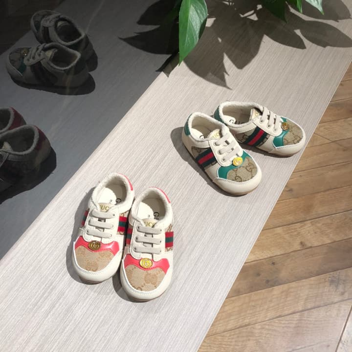 Gucci Kids' Footwear – Kids Collection in Green/red Web Stripe
