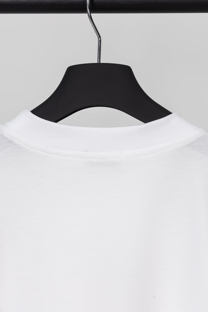 Dior Ribbon Logo Short-Sleeved T-Shirt – 2026 Spring Collection in Dark Grey