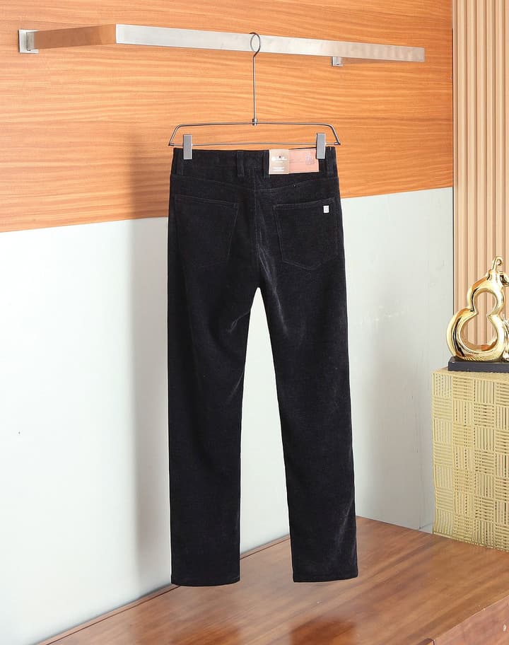 Loro Piana Corduroy Business Casual Trousers – Autumn/Winter in Coffee Brown