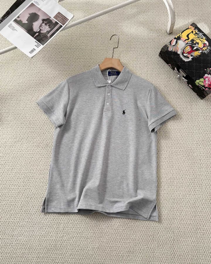 Ralph Lauren Small Pony Embroidered Polo Shirt in Black