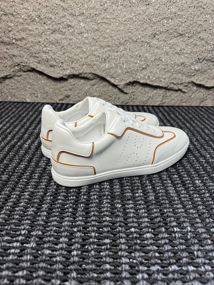 Hermès Laser-Punched H Nappa Calfskin Sneakers in Black
