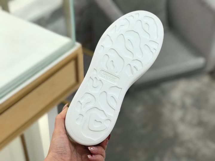 Alexander McQueen Classic Platform White Sneakers