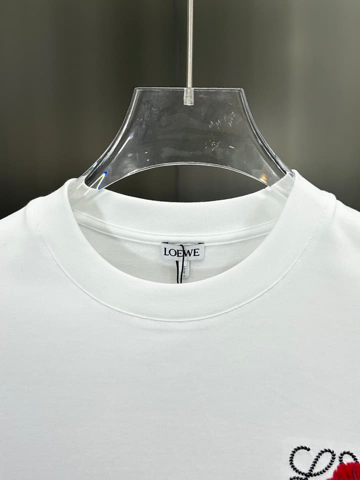 Loewe 3D Logo High-Count Cotton T-Shirt – 2026SS in Black