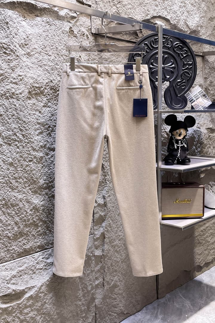 Louis Vuitton Wool Blend Dress Trousers – Autumn/Winter Collection in Black