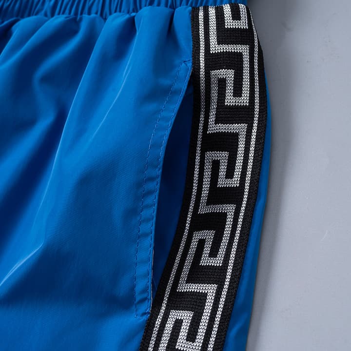 Versace Webbing Detail Swim Trunks – Spring/Summer 2026 Collection in Black