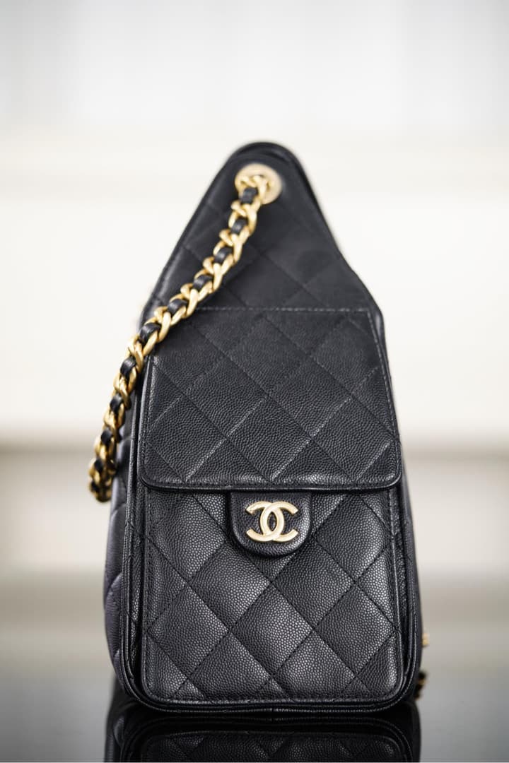 Chanel 25S Small Hobo Drawstring Bucket Bag