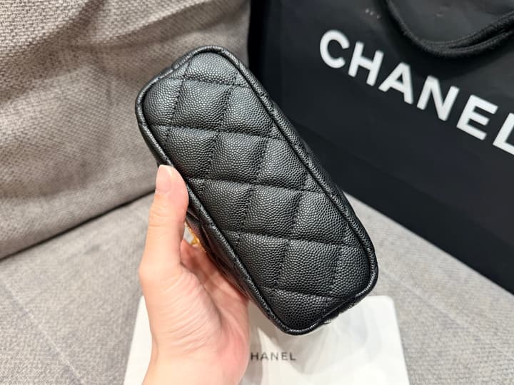 Chanel Caviar Leather Lunchbox Bag – 25C