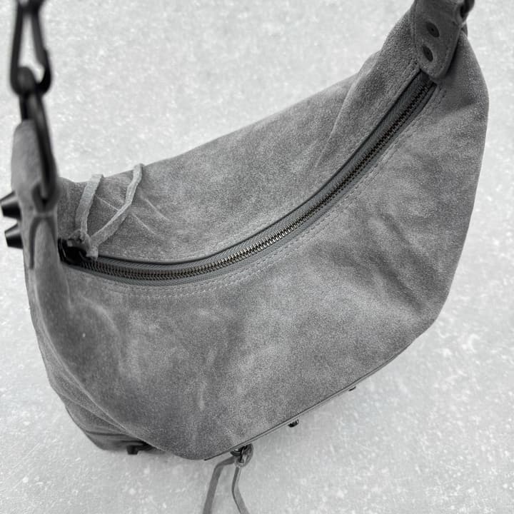 Balenciaga Le City Hobo Bag – Small in Frosted Grey